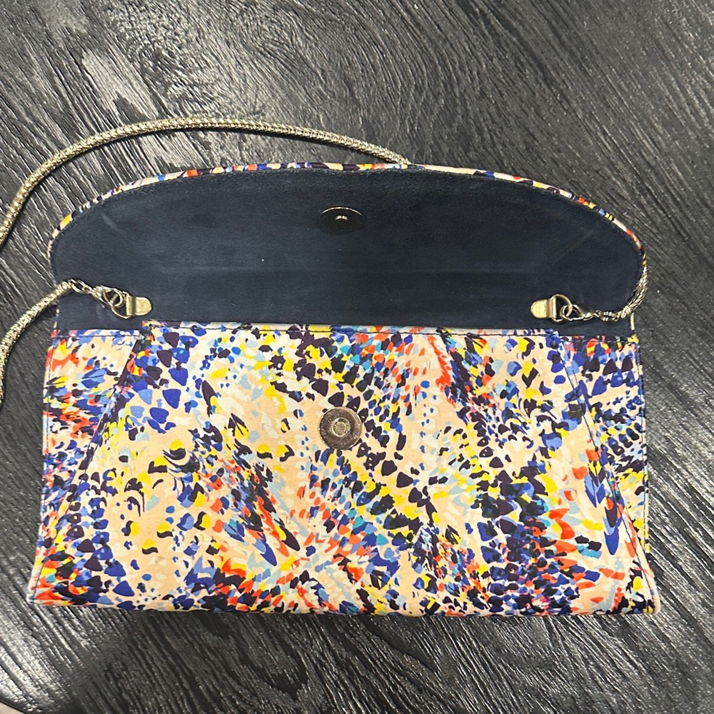 Lk Bennett Multicolor Patterned Clutch - image 2
